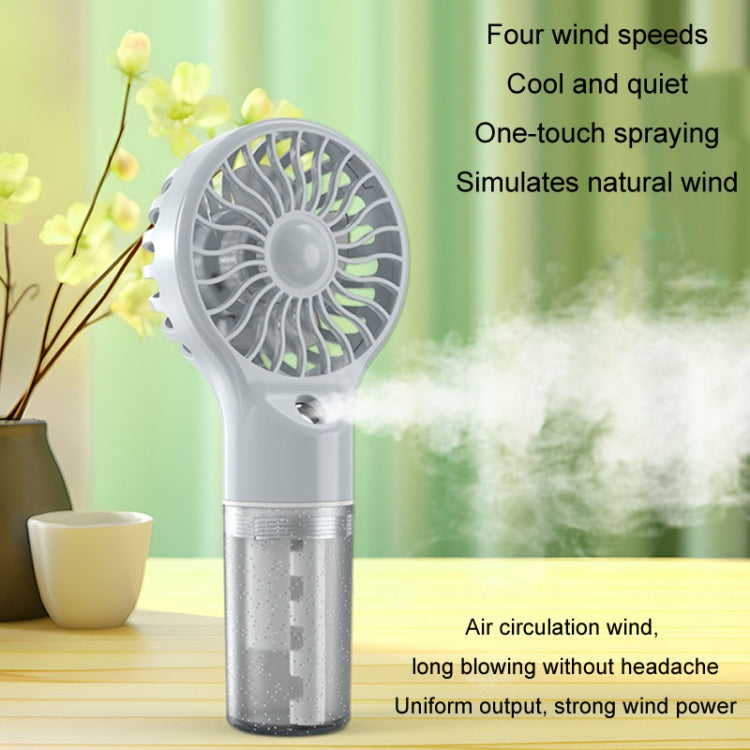 USB Rechargeable Handheld Misting Fan Portable Hydration Electrical Fan