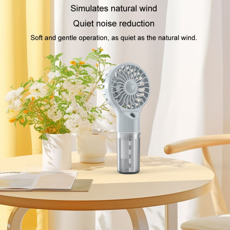 USB Rechargeable Handheld Misting Fan Portable Hydration Electrical Fan