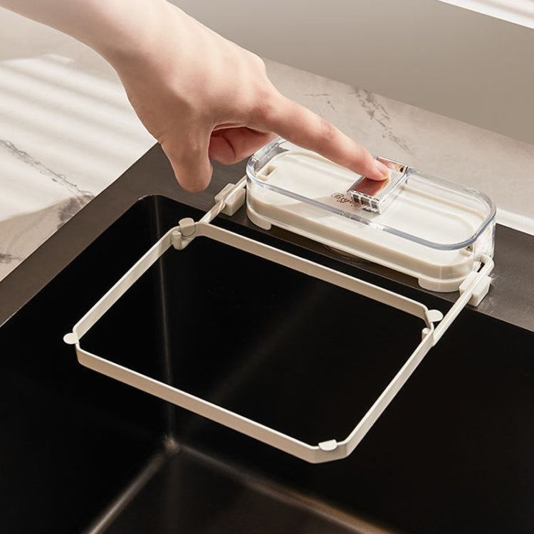 Suction Cup Kitchen Sink Filter Rack Household Draining Holder With Strainer