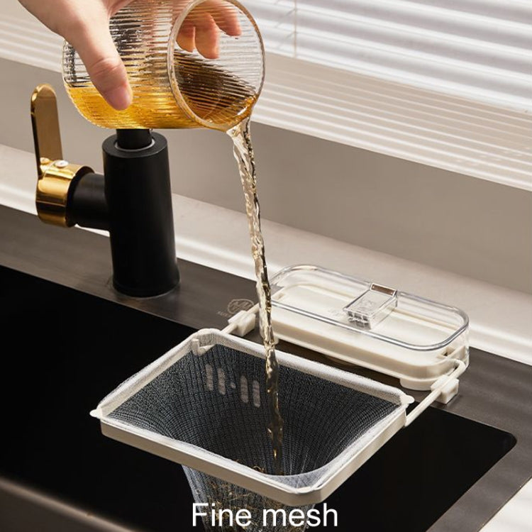 Suction Cup Kitchen Sink Filter Rack Household Draining Holder With Strainer