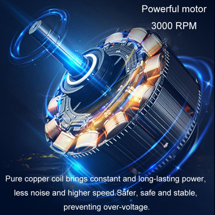 USB Charging Digital Display Handheld Turbo Fan Portable Foldable Buckle Small Fan