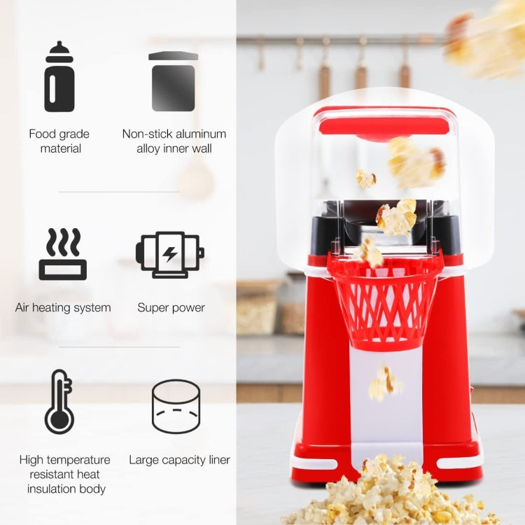 1200W Basket Popcorn Machine Electric Automatic Corn Popper