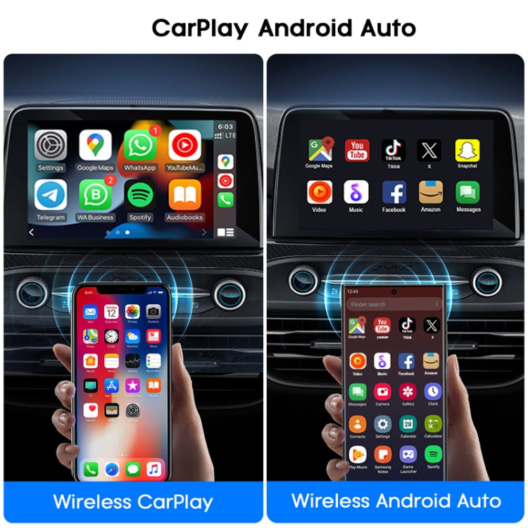 Car Carplay Box Wired to Wireless Bluetooth Adapter