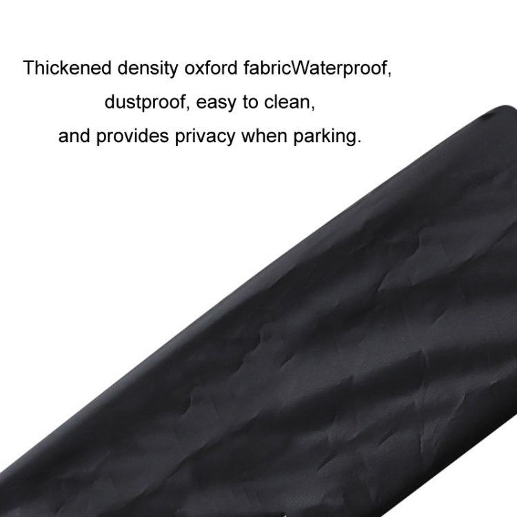 1pair Dustproof Waterproof Thickened Oxford Cloth License Plate Cover