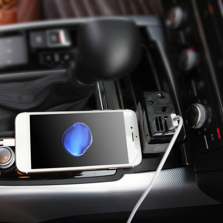 12V/24V To 220V Auto Car Power Converter Adapter With USB Charging Port