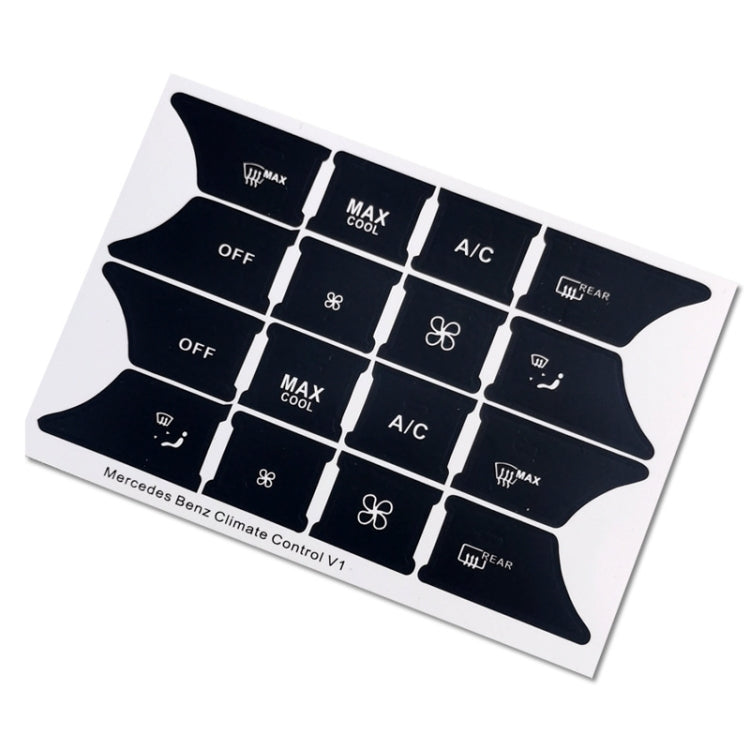 For Mercedes-Benz CLS/C218/SLK/W172/W204/GLK Air Conditioning Button Repair Sticker