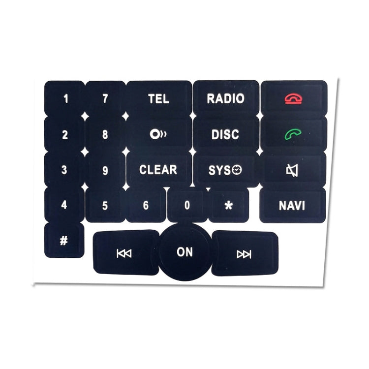 For Mercedes-Benz CLS/C218/SLK/W172/W204/GLK Air Conditioning Button Repair Sticker