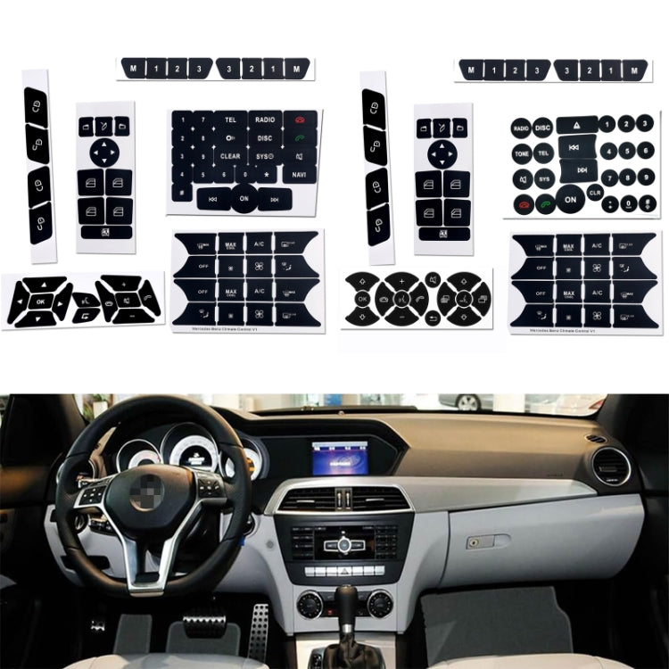 For Mercedes-Benz CLS/C218/SLK/W172/W204/GLK Air Conditioning Button Repair Sticker