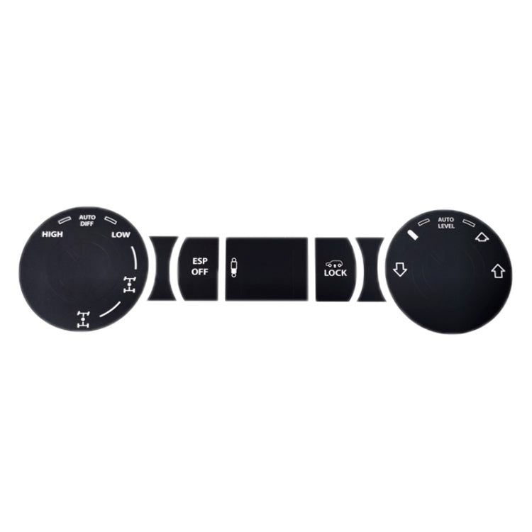 For 2005-2010 Volkswagen Touareg/Passat Steering Wheel Window AC Switch Button Repair Sticker