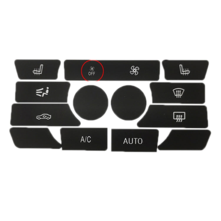 For BMW 5 Series/7 Series/X5/C6/F10/F01/F15 Air Conditioning Button Repair Sticker