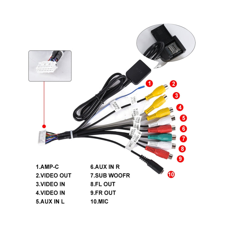 13.1 inch 4+64G Android Large Screen Navigator With Universal Map APK / Carplay / Reverse Car Image