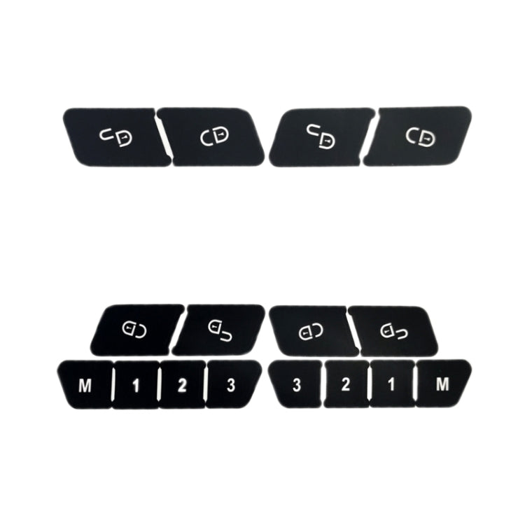 For Mercedes Benz W204/C300 2007-2014 Inner Door Switch Button Repair Sticker