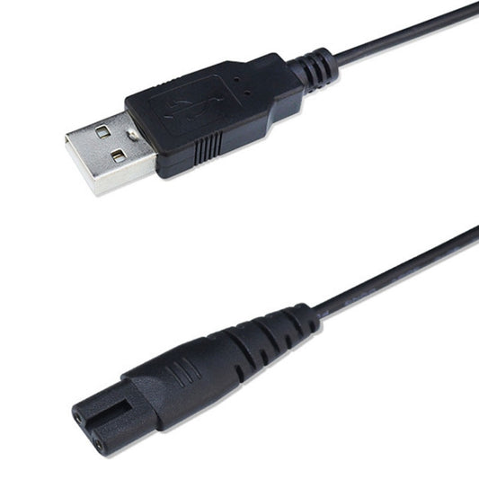 1.25m For Shaver / Water Refill Device USB TTo 8-Figure Tail Charging Cable Power Cord