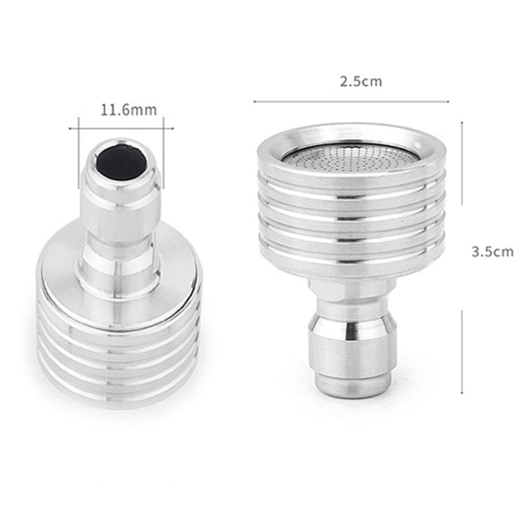 High-pressure Car Wash 1/4 Fast Insert Water Lance Stainless Steel Sprinkler Anti-splash