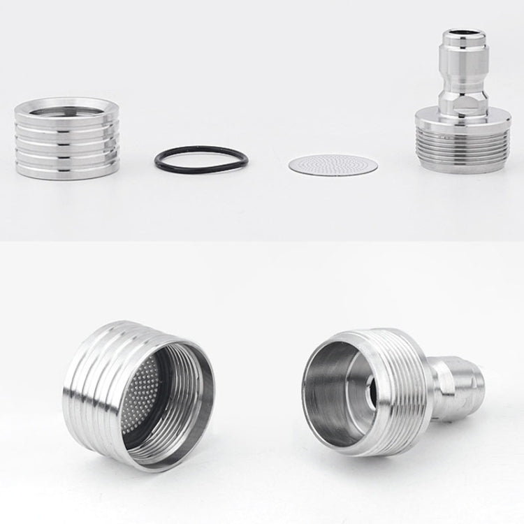 High-pressure Car Wash 1/4 Fast Insert Water Lance Stainless Steel Sprinkler Anti-splash