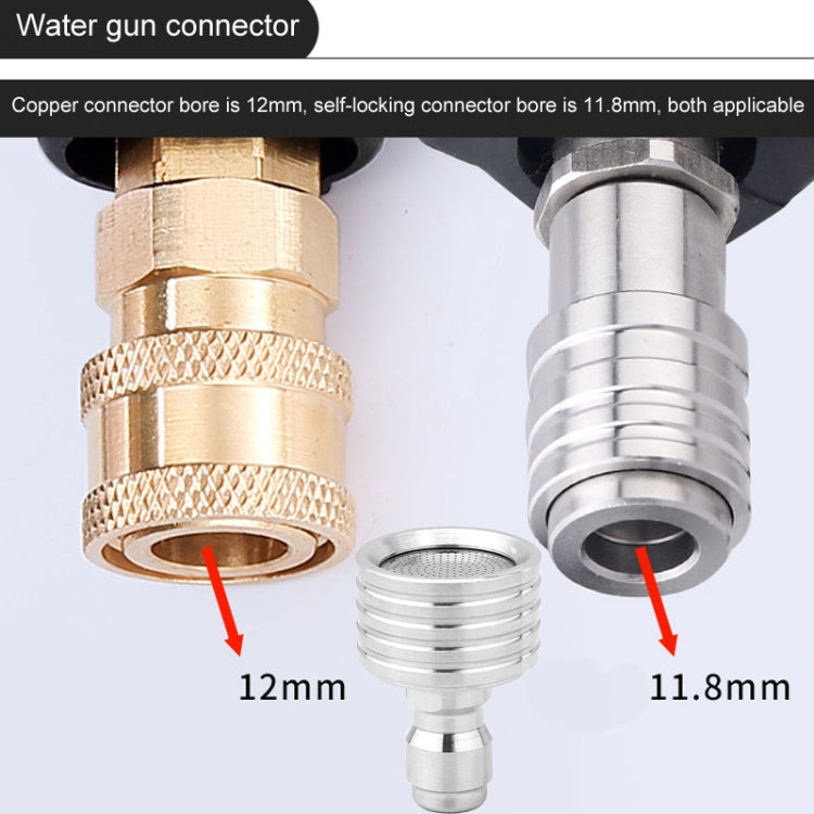 High-pressure Car Wash 1/4 Fast Insert Water Lance Stainless Steel Sprinkler Anti-splash
