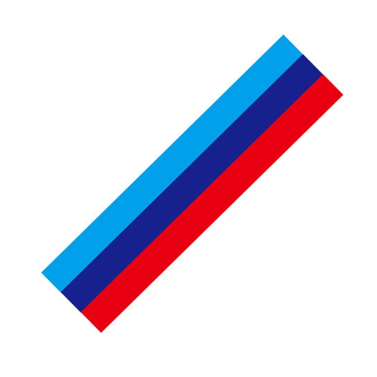 2pcs Steering Wheel Three-color Label Car Modification Film