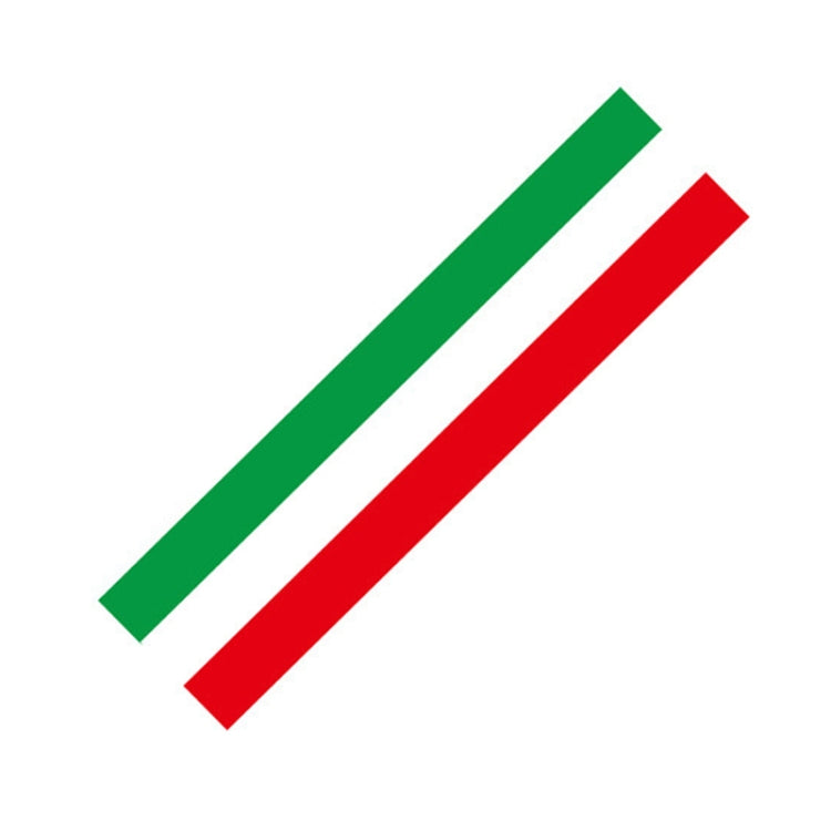 2pcs Steering Wheel Three-color Label Car Modification Film