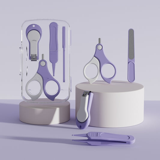 4-in-1 Baby Nail Clipper Set Travel Portable Baby Care Kit