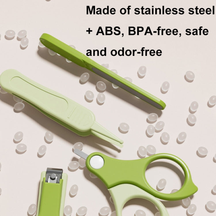 4-in-1 Baby Nail Clipper Set Travel Portable Baby Care Kit