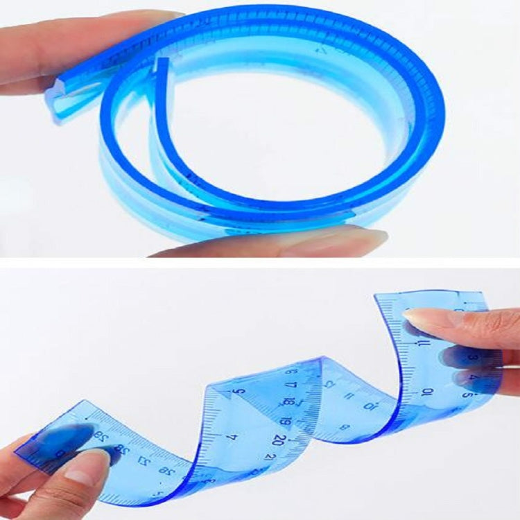 Soft Ruler Student Flexible Ruler Tape Measure Straight Ruler Office School Supplies