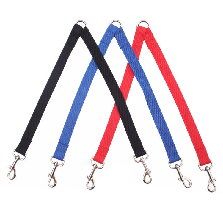 Pet Dual-Headed Tow Leash One Tow Two Hook And Loop Fastener