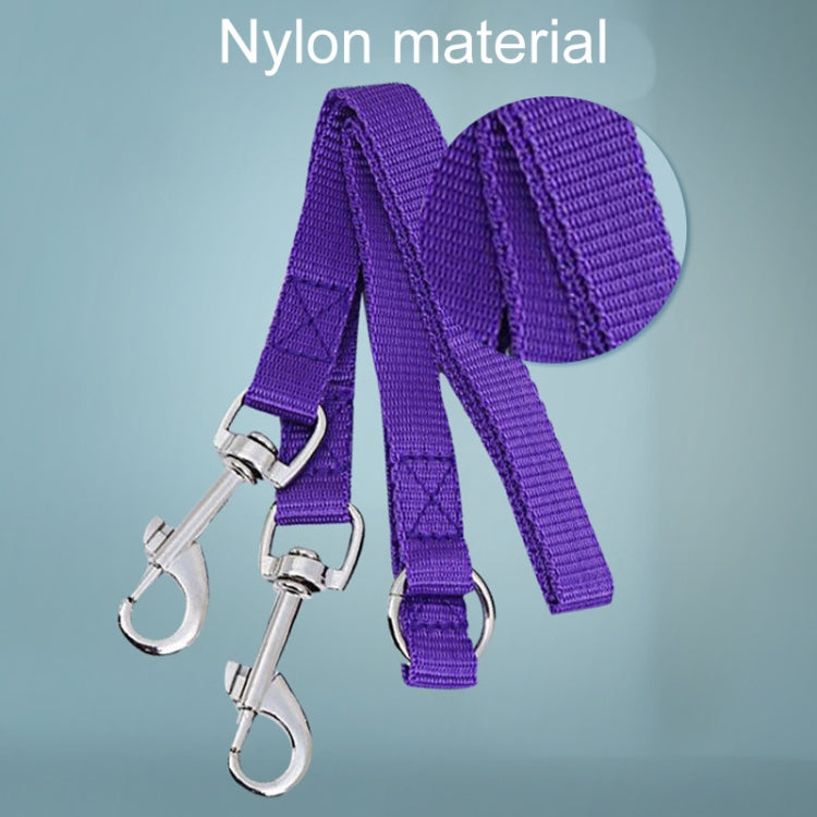 Pet Dual-Headed Tow Leash One Tow Two Hook And Loop Fastener