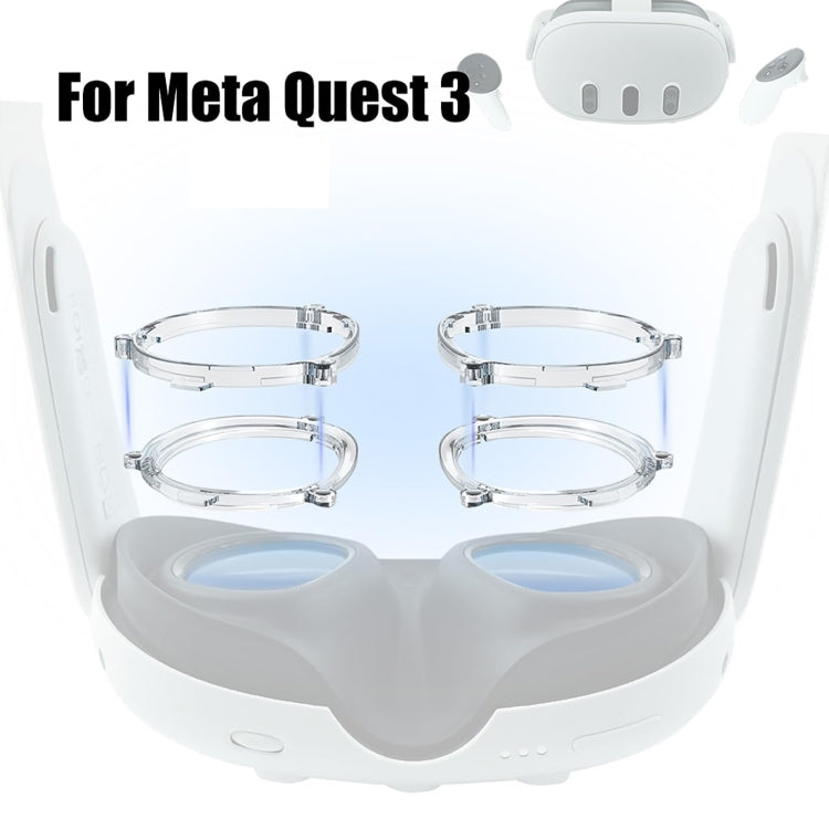 For Meta Quest 3 VR Magnetic Eyeglasses Frame