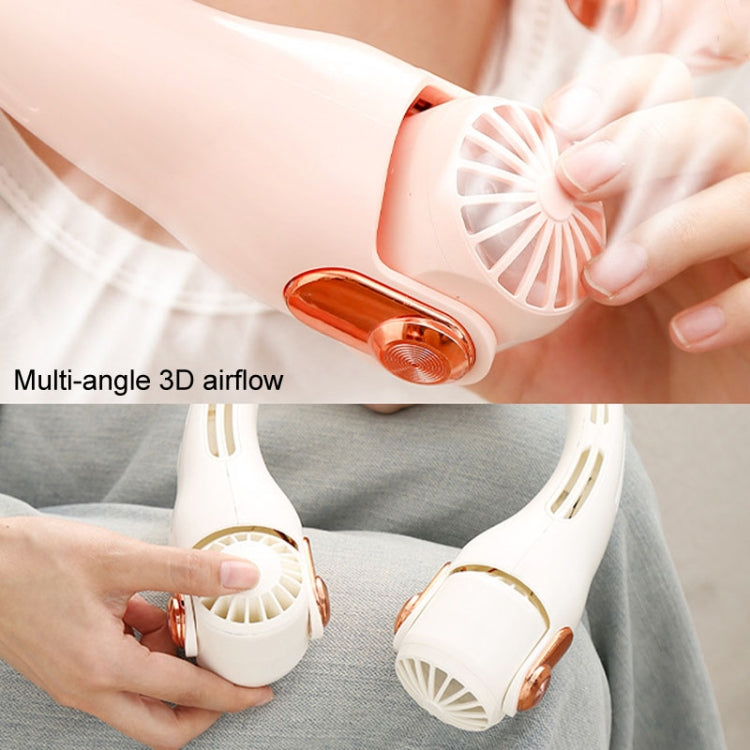 Mini Silicone Neck Fan Portable USB Student Outdoor Adjustable Fan