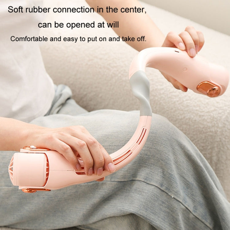 Mini Silicone Neck Fan Portable USB Student Outdoor Adjustable Fan