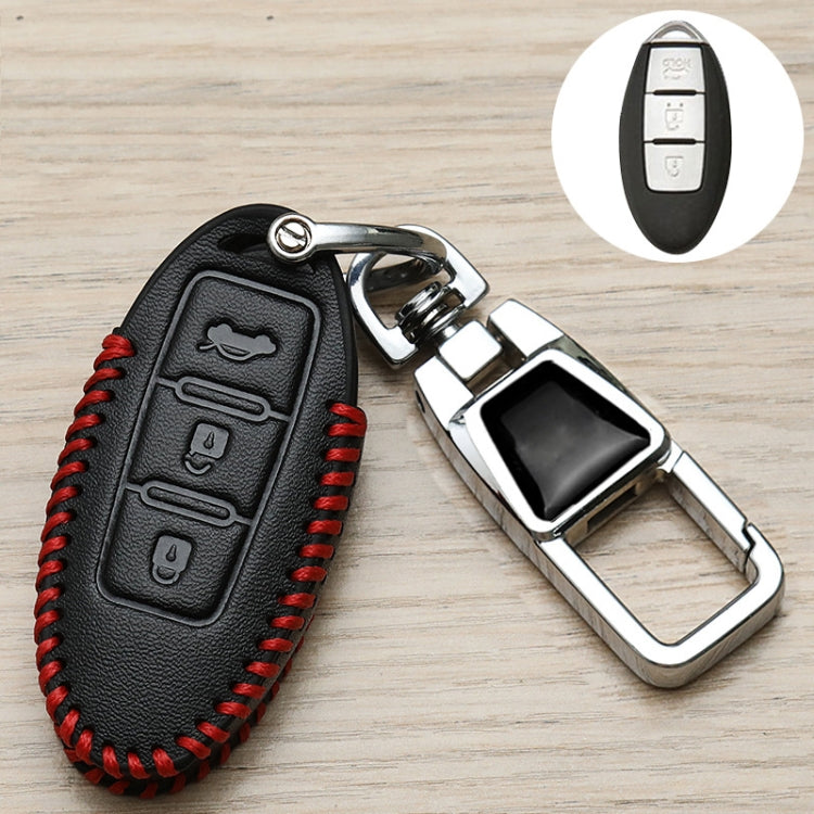 For Nissan Car Key Cover Keychain Anti-lost Number Plate