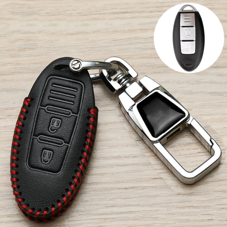 For Nissan Car Key Cover Keychain Anti-lost Number Plate