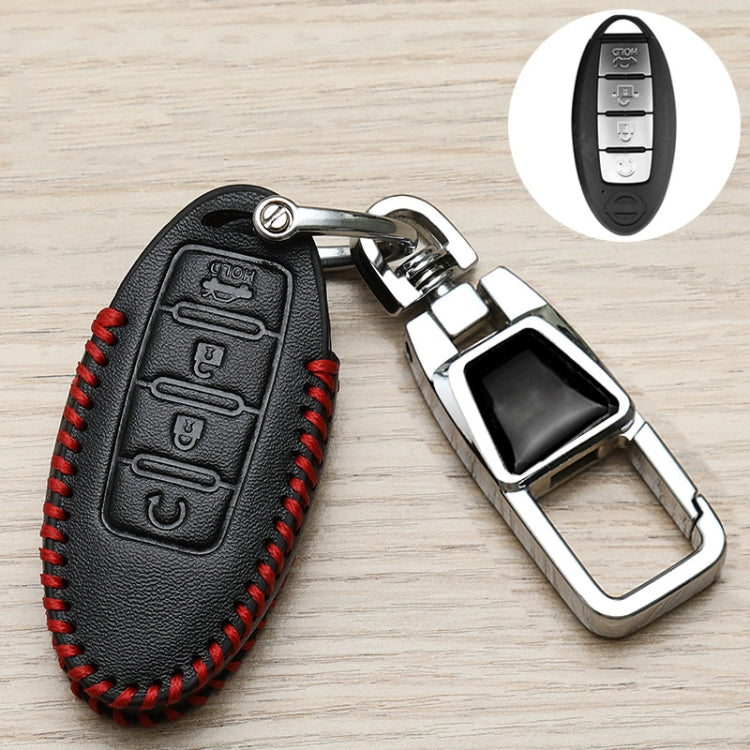 For Nissan Car Key Cover Keychain Anti-lost Number Plate