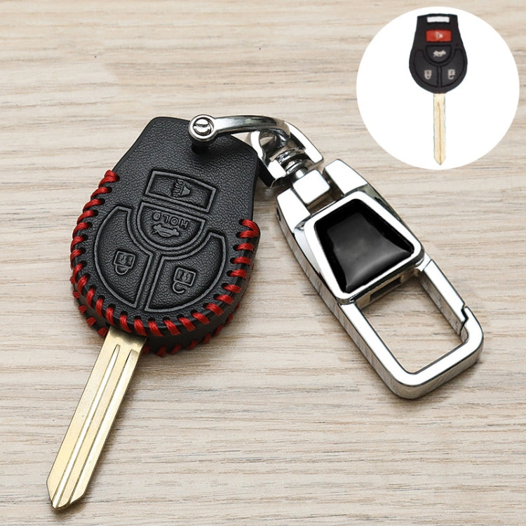 For Nissan Car Key Cover Keychain Anti-lost Number Plate