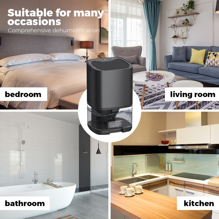 1L 36W Air Dehumidifier for Home Damp Drying Clothes with 7 colors Light