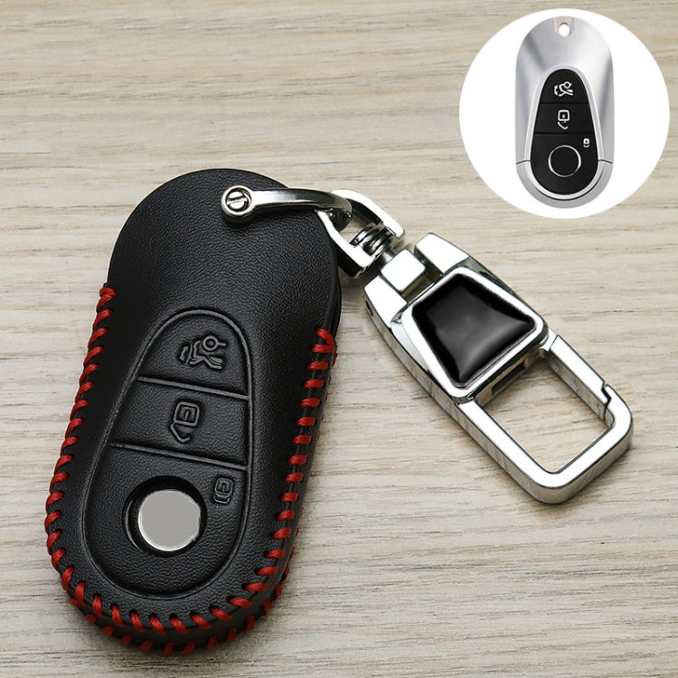 For Mercedes-Benz Car Key Cover Multifunctional Keychain Anti-lost Number Plate