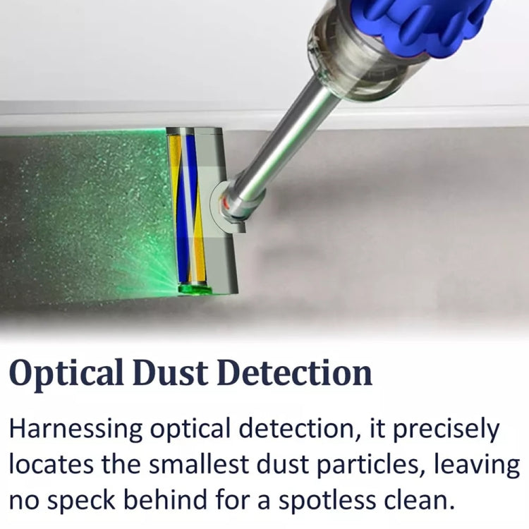 Vacuum Cleaner Soft Brush Head With Green Light Dust Display Lamp