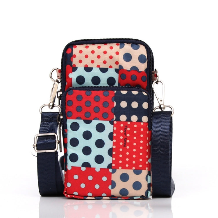 Printed Crossbody Mobile Phone Bag Mini Wallet With Arm Band