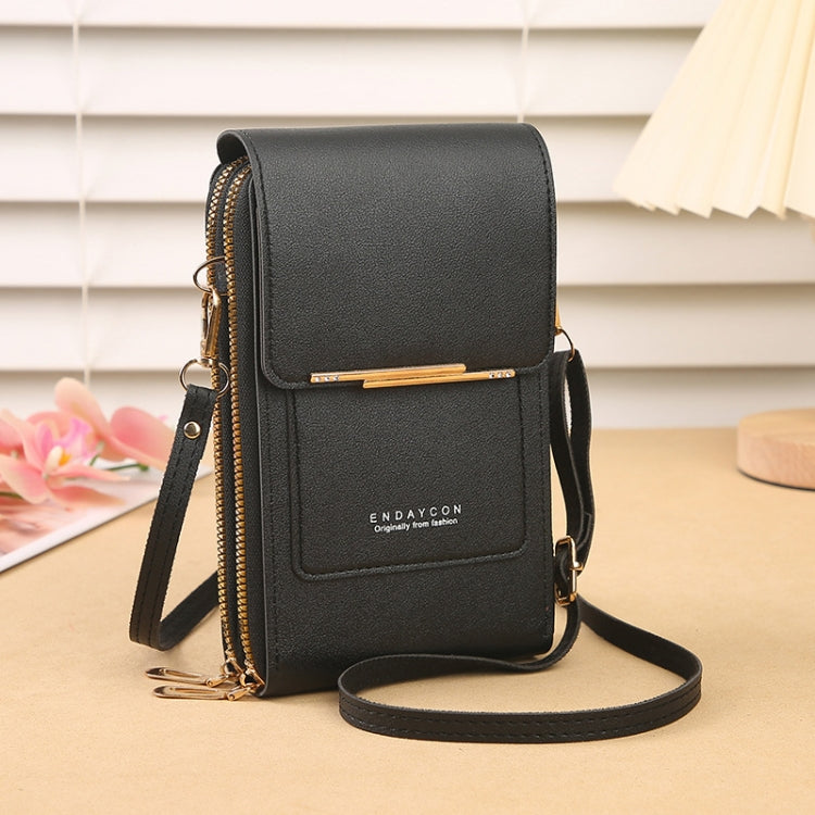 Touch Screen Crossbody Mobile Phone Bag Multifunctional Zipper Coin Purse