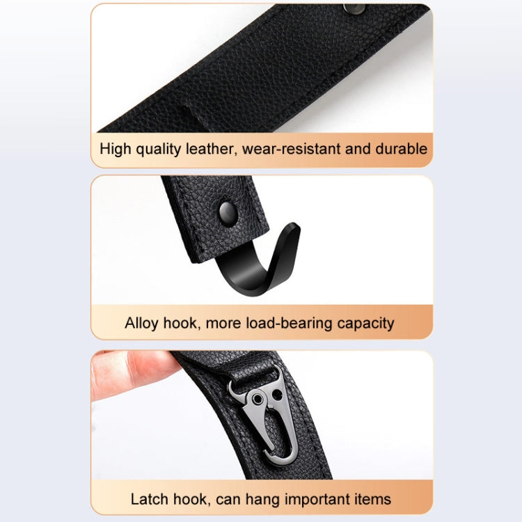 Car Seat Back Multifunctional Storage Metal Hook