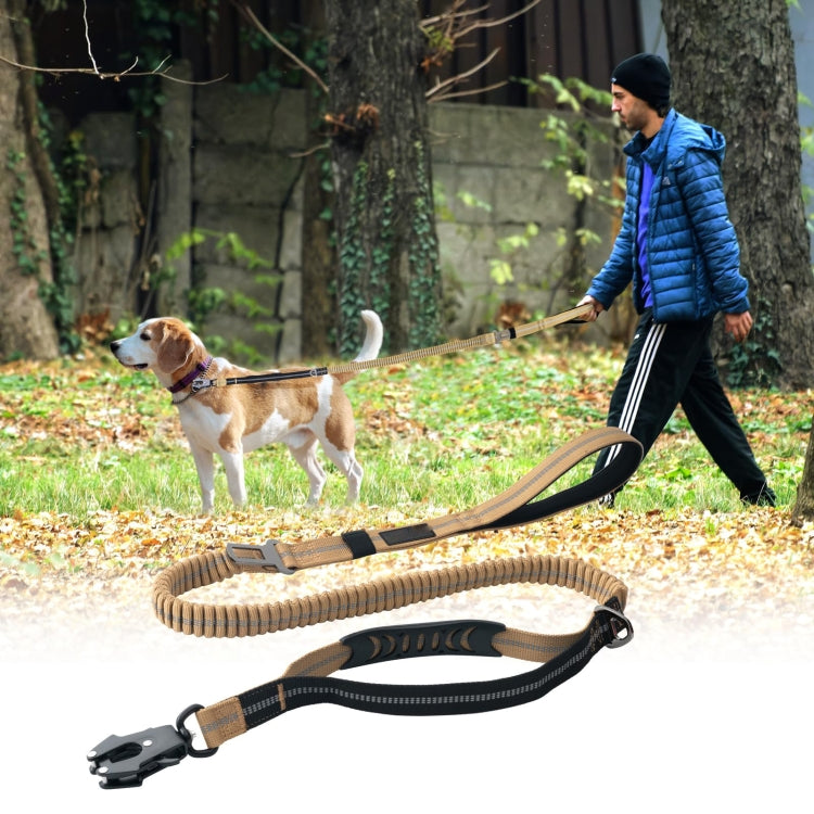 Heavy Duty Bungee Dog Leash Reflective Shock Absorbing Leashes for Medium Large Dogs