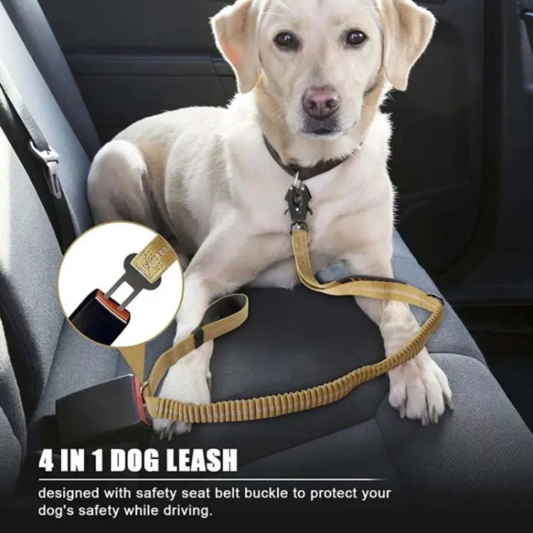 Heavy Duty Bungee Dog Leash Reflective Shock Absorbing Leashes for Medium Large Dogs