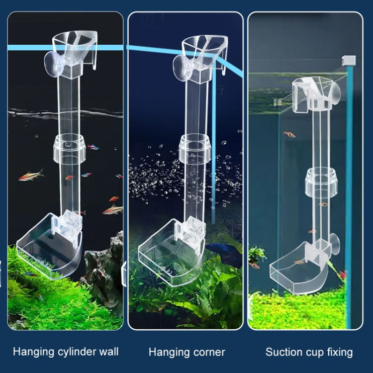 Fish Tank Feeding Tube Acrylic Feeder Small Fish Feeding Tube