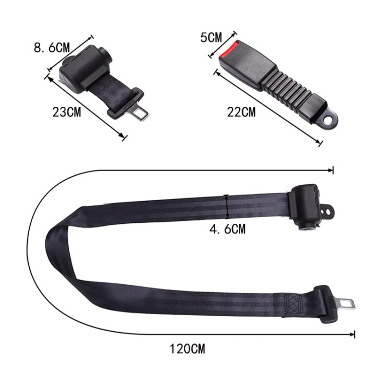Automobile Two-point Safety Belt Automatic Semi-enclosed Retractor