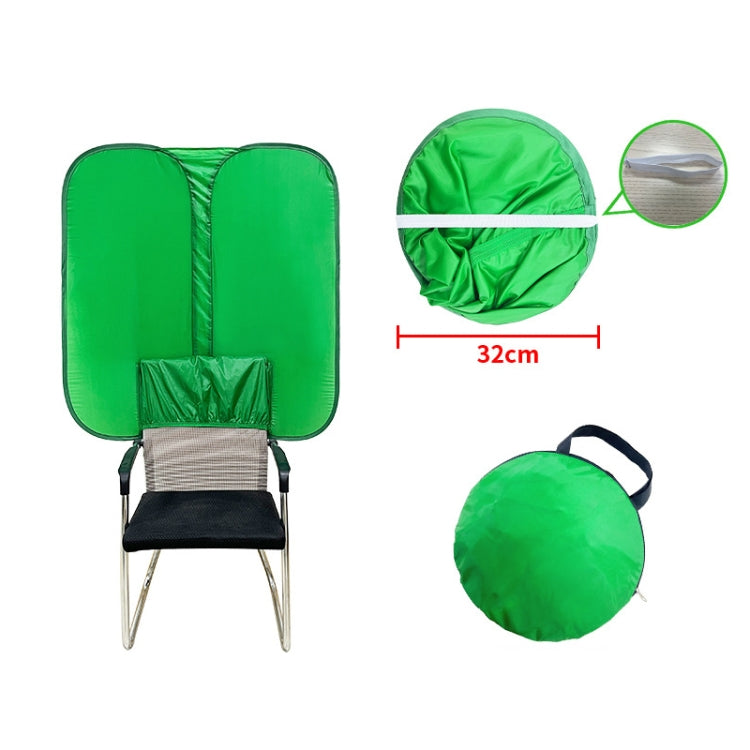 Live E-sports Double-sided Background Cutout Green Screen For Chair