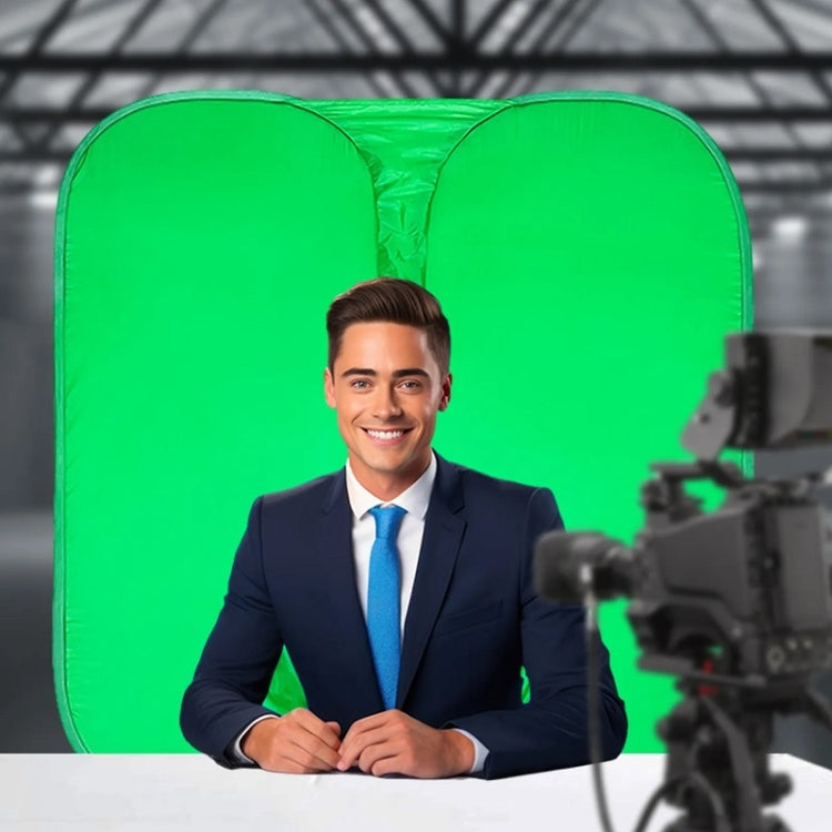 Live E-sports Double-sided Background Cutout Green Screen For Chair