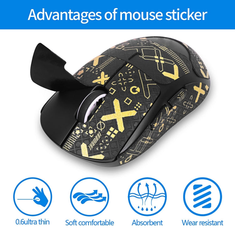 For Logitech GPW 2-Generation Mouse Anti-Slip Stickers Absorb Sweat Paste