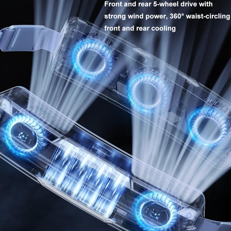 Ice Belt Outdoor Sports Cooling Fan Portable Mini Waist Fan