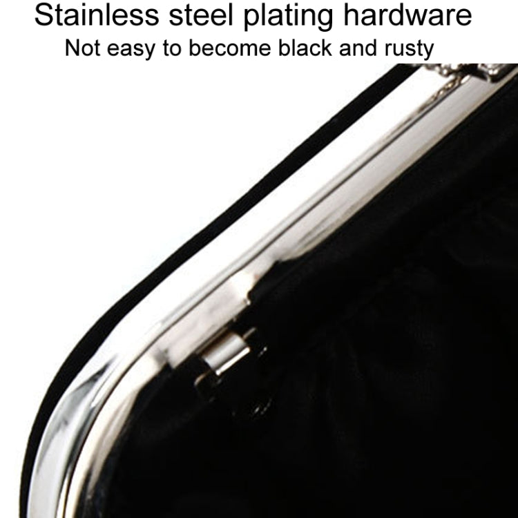 U-Shape Embellished Evening Bag Ladies Banquet Evening Clutch Bag