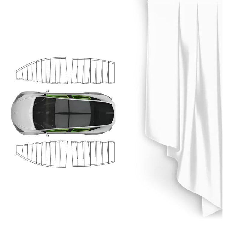 Car Side Window Privacy Sun Protection Curtain